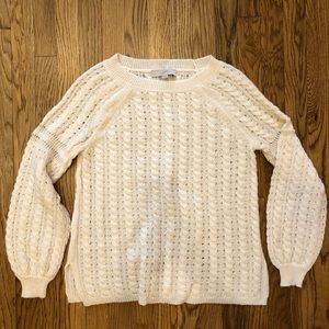 Feminine lightweight creamy sweater. Good/Excellent condition. Non smoker.